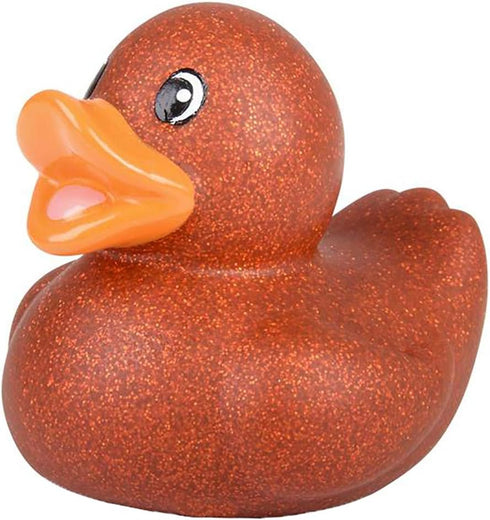 The Dreidel Company Glitter Rubber Duck Toy Assortment, 2" Duckies for Kids, Bath Birthday Gifts, and Pool Activities