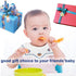 3 Pack 360° Rotate Pure Cotton Baby Bibs, Adjustable Muslin Bibs for Teething and Drooling, Unisex for Toddlers