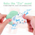 2 Pack Silicone Teething Mitt, Safe Infant Teething Mitten for Pain Relief, Prevent Scratches, 0-12 Months