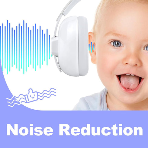 HZ002 Baby Earmuffs - Noise Cancelling Headphones for Babies 3-24 Months, Ideal for Fireworks, Sleeping, Concerts,