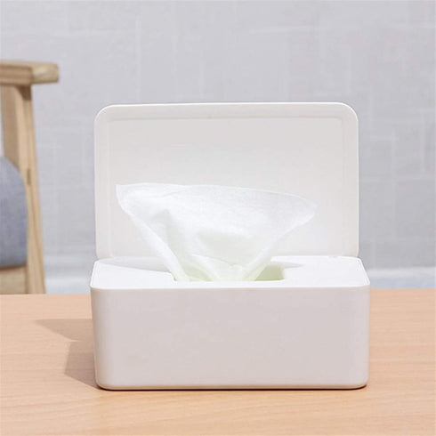 WXSDZQ Tissue Box Tissue Storage Case for Wet Wipes Dispenser with Dustproof Lid for Office Office Tissue Dispenser