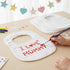 30 Pack 6 Reginary White Muslin Bibs Bulk for Boy Girl Muslin Baby Bibs Adjustable Layers Cotton Bandana Soft Absorbent