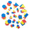 hand2mind Foam Attribute Blocks Student Kit, Geometry Set, Preschool Learning, Set of 60 Blocks