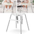 Generic Adjustable Non-Slip Foot Rest for IKEA Antilop High Chair - White