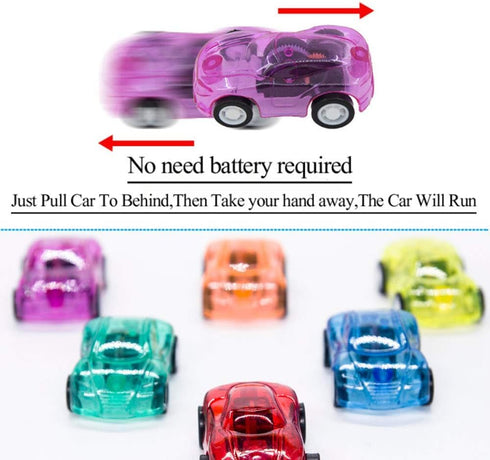 Speedy Panther 36 Pack Party Favor Car Toys, Pull Back Race Car, Treasure Box Toys for Kids