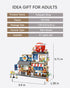Set 722 (1218) Japanese City Street View Takoyaki Shop, MOC Creative Mini Building Blocks House pcs, Simulation