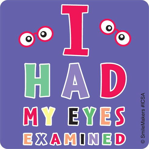 Eye Chart Stickers - 100 per Pack for Prizes and Giveaways