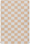 Pigsaly Crib Sheets Light Orange Gray Checkered Baby Sheet for Standard Crib Mattress