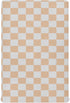 Pigsaly Crib Sheets Light Orange Gray Checkered Baby Sheet for Standard Crib Mattress