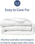 39x47 Toddler Comforter - Down Alternative Toddler Microfiber Comforter - Lightweight & Warm Baby Quilt Blanket - Soft