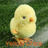 HawaStar (Pack 4) Easter Wind-Up Plush Toys Fluffy Realistic Jumping Chicks & Ducks for Kids