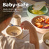 9 oz, APLAINR Solid Bowl, Silicone Bowl for Baby, Toddler & Kids, fl Non Slip, Heavy Base, Deep, Microwave & Dishwasher