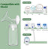 BDICOVE 10oz S1 S2 22oz 4 Packs Breastmilk Storage Bottles Collection Bottles, Wide-Neck Breast Milk Container