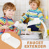 Kakalote Faucet Extender for Toddlers, Sink Extenders for Bathroom Sink, Kitchen, Bathtub(White)