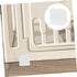 SAFIGLE 4pcs Adhesive Furniture Anchors, Anti Tip Playpen Stabilizer Support Feet for Child Safety Dog Gate