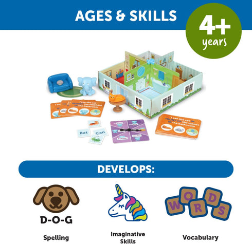 Set Learning Resources Elephant in the Room Positional Word Activity - Toddler Board Games, Language and Critical