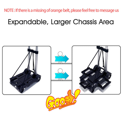 Car Seat Travel Cart for Airport - Carseat Roller for Traveling. Extendable Base Plate, Foldable, storable