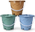 Dilabnba Beach Sand Buckets Set Toys for Kids Toddlers, Plastic Castle Mold
