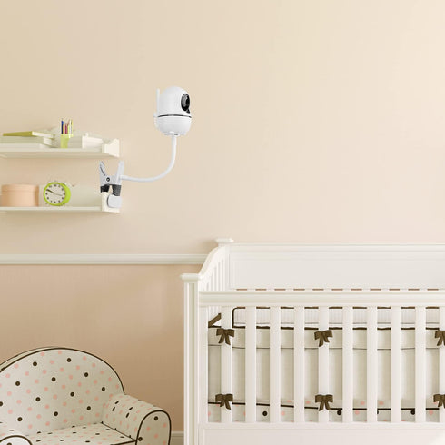 Flexible Baby Monitor Mount - Compatible with HelloBaby HB65/HB6550/HB6558/HB66 and More, No Tools Required