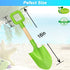 16inch/40cm Set Handled(2PCS) Dilabnba Beach Sand Toys Shovels for Kids Adults, Toddler Garden Beach Sand Spade Shovels