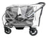 SASHA'S Rain and Wind Cover for Graco Modes Adventure Stroller Wagon, Clear Design with Ventilation Holes