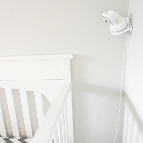 Vusee 2 Pack Anywhere Baby Monitor Wall Mount No-Drill Adhesive Shelf for Cameras Compatible with Most Baby Monitor