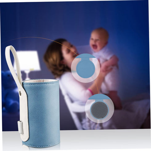 SHOWERORO Portable USB Bottle Warmer Temperature Insulation Cover for Indoor and Outdoor Use for Travel and Shopping
