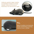 Giveme5 Remote Control Fake Rat Realistic Mouse Cat Toy, Interactive Toy Figures for Cats, Black