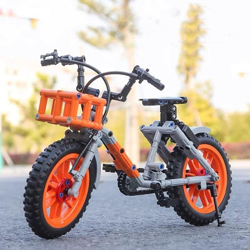 Motorcycle Building Blocks Bike Cycle - STEM Educational Building Kit for 6-10 Years Old Boys Compatible with Tech Set