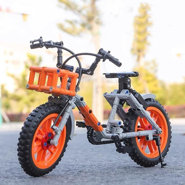 Motorcycle Building Blocks Bike Cycle - STEM Educational Building Kit for 6-10 Years Old Boys Compatible with Tech Set
