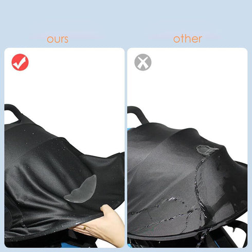 SOONHUA Stroller Sun Cover, Waterproof Umbrella for Stroller, Breathable Toddler Blackout Blind with Adjustable Strap