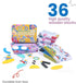 Spanish Sight Words Jigsaw Puzzle for Kids, Bilingual Learning Toy, Educational Stacking and Sorting Game