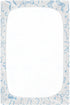 KICPOAY 52 28 Cartoon Doodle Blue Bows Fitted Crib Sheets Stretchy Portable Playard Sheets for Baby Toddler, Breathable