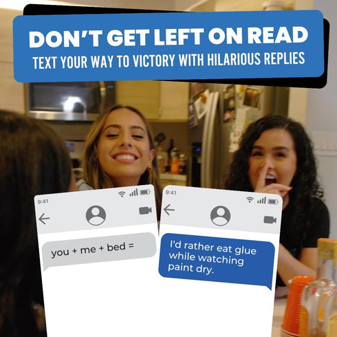 500 Set Viral Studios Left on Read - Hilarious Text Message Party Game for Adults | Cards, Fast-Paced Group Fun