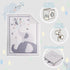 Set 3 Set, Set Wowelife Crib Bedding for Boys, Premium Piece Elephant Baby Crib Bedding Baby Nursery Crib Comforter