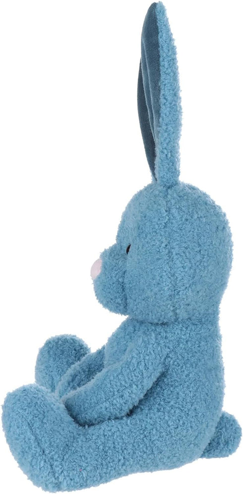 Apricot Lamb Toys Plush Jewelry - 8.7 Inch Blue Velvet Bunny Rabbit Stuffed Animal, Soft Cuddly Gift for Kids