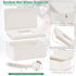 wenvastree Baby Wipes Dispenser, Wipe Holder for Baby & Adult,Keeps Wet Tissue Fresh, Non-Slip Wipes Case, Flushable
