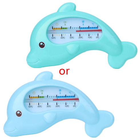 Fidt Baby Bathing Water Thermometer Dolphin Shape Water Temperature Tool Infants Toddler Shower Safety Thermometer