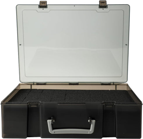 Portable Miniature Figure Storage & Carrying Case, 4 Foam Layers fits 108 Infantry Minis & Pick & Pluck for Large