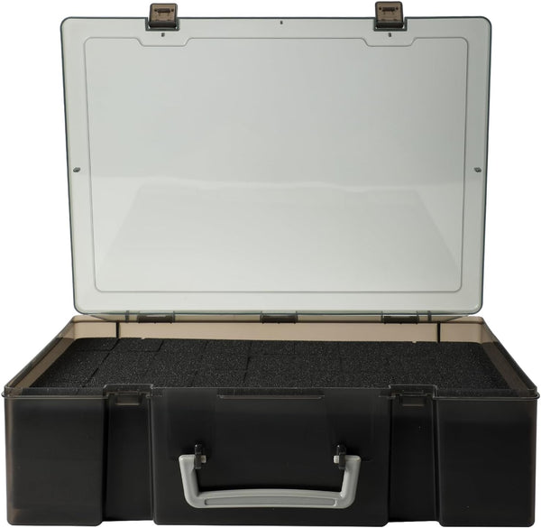 Portable Miniature Figure Storage & Carrying Case, 4 Foam Layers fits 108 Infantry Minis & Pick & Pluck for Large
