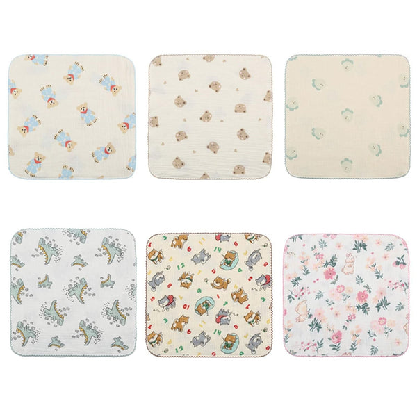 Bottone Baby Washcloths for Newborn Baby Wash Cloths for Boys Girls Cotton Face Towel for Newborn for Baby Registry