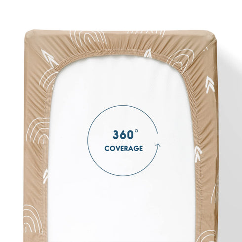 Set 2 Pack, 32"/34" 16" GRSSDER Stretch Ultra Soft Jersey Knit Changing Pad Covers Change Table Pad Covers Fit x Pads