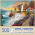 Bits and Pieces - 500 Piece Jigsaw Puzzle for Adults - ‘Lighthouse Park’ 500 pc Large Piece Sunset by The Ocean Jigsaw by Artist David Maclean - 18” x 24”