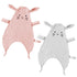Lovely Muslin Security Blanket 2 Pcs Baby Comforter, Soft Breathable Soothing Towel Gift for Baby Shower, 40cm x 27cm