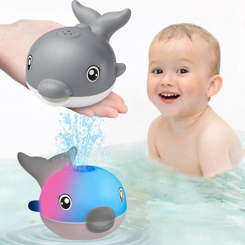 Bath Toys, Light Up Dolphin Baby Bath Toys for Babies 6-12 12-18