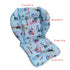 twoworld High Chair Cushion, Large Thick Baby Seat Liner Mat Pad Cover, Breathable, Blue Animal