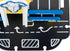 Theo Klein Michelin Car Service Mechanic Station Kids Wooden Toy Playset with 1 Play Car and Accessories