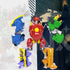 5-in-1 Robot Dinosaur Toys Set: Large Transforming Robot Take Apart Kit with 5 Dinosaur Action Figures - Triceratops Deformation Toys for Kids Ages 4 5 6 7 8 9
