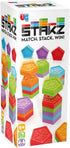 Stakz, Match-Stack-Win! Tile-Laying Family Strategy Game by University Games for 2 to 4 Players