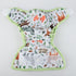Sigzagor Gusset 6.6lbs 33lbs Baby Cloth Diaper Cover Nappy Hook and Loop Double to (Rabbits Wolves)